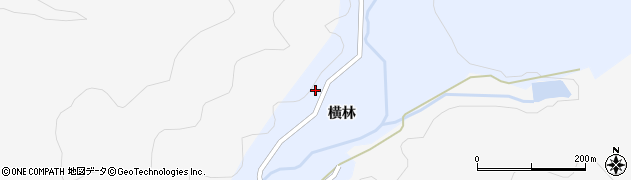 秋田県由利本荘市宮沢横林周辺の地図