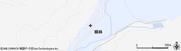 秋田県由利本荘市宮沢（横林）周辺の地図