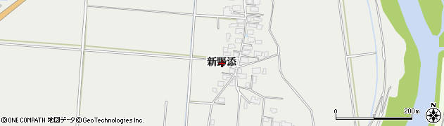 秋田県由利本荘市宮内（新野添）周辺の地図