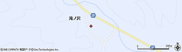 秋田県横手市大森町八沢木窪田周辺の地図