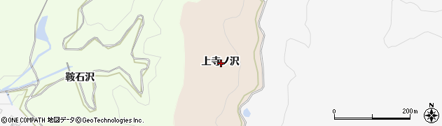 秋田県横手市金沢上寺ノ沢周辺の地図
