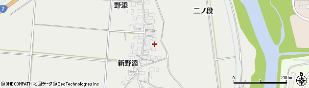秋田県由利本荘市宮内（二ノ段）周辺の地図