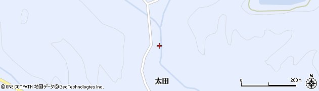 秋田県横手市大森町八沢木大日周辺の地図
