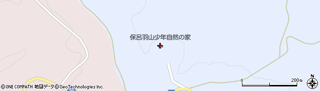 秋田県立保呂羽山少年自然の家周辺の地図