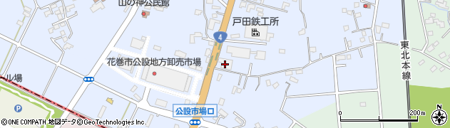 ヨコハマタイヤ北東北販売株式会社　花巻営業所周辺の地図