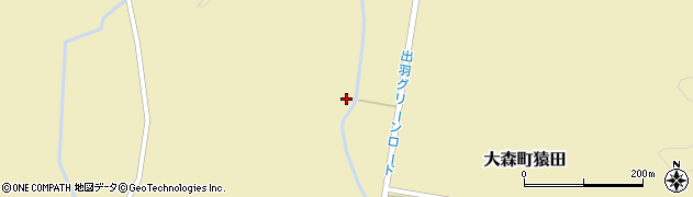 秋田県横手市大森町猿田28周辺の地図