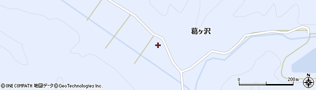 秋田県横手市大森町八沢木（高宮）周辺の地図