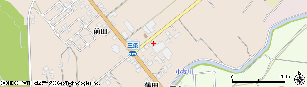 秋田県由利本荘市三条三条谷地35周辺の地図