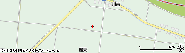 秋田県横手市黒川周辺の地図