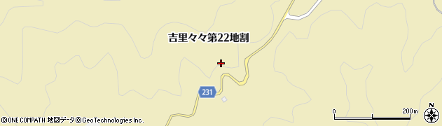 吉里吉里釜石線周辺の地図
