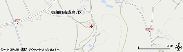 岩手県花巻市東和町南成島７区周辺の地図