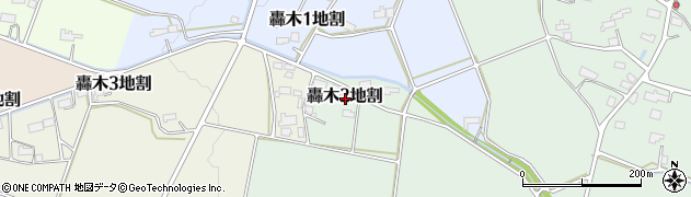 岩手県花巻市轟木第２地割周辺の地図