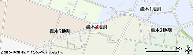 岩手県花巻市轟木第３地割周辺の地図