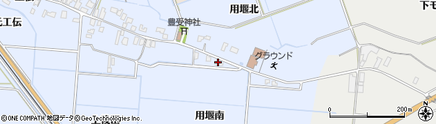 秋田県由利本荘市埋田（用堰南）周辺の地図