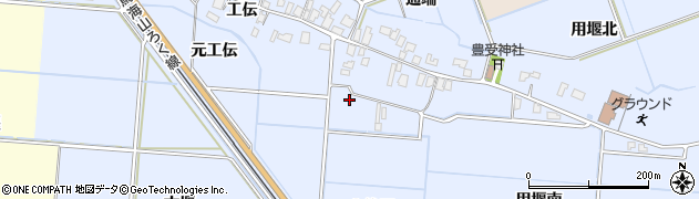 秋田県由利本荘市埋田（上後田）周辺の地図