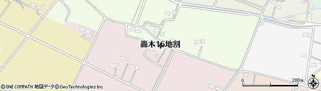 岩手県花巻市轟木第１６地割周辺の地図