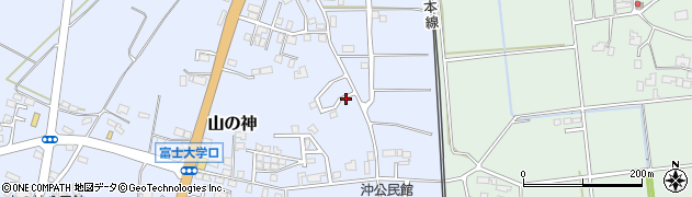 岩手県花巻市山の神周辺の地図