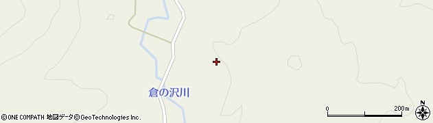 秋田県由利本荘市滝（若林）周辺の地図