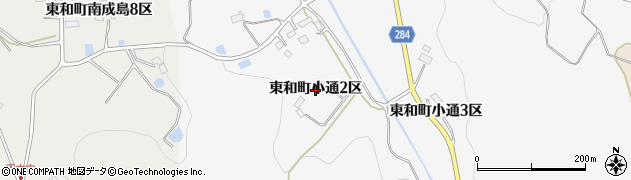 岩手県花巻市東和町小通（２区）周辺の地図
