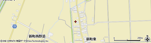 秋田県横手市大雄新町西27周辺の地図