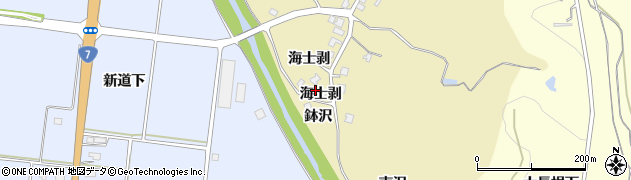 秋田県由利本荘市西目町海士剥海士剥4周辺の地図