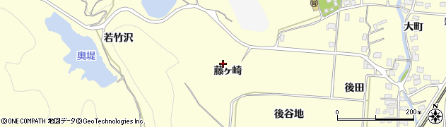 秋田県由利本荘市藤崎（藤ヶ崎）周辺の地図