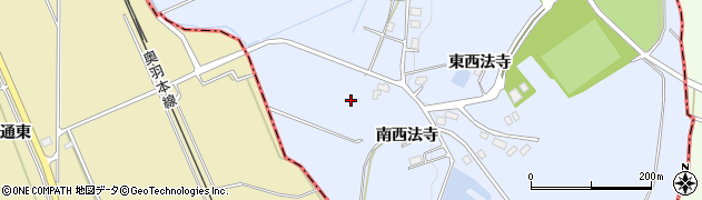 秋田県仙北郡美郷町飯詰南西法寺20周辺の地図