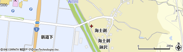 秋田県由利本荘市西目町海士剥海士剥5周辺の地図