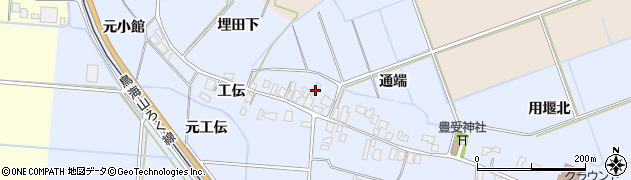 秋田県由利本荘市埋田埋田下37周辺の地図