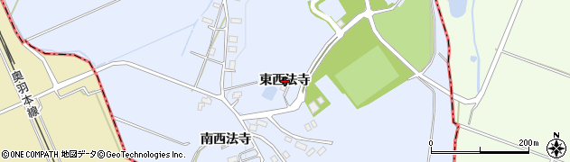 秋田県美郷町（仙北郡）飯詰（東西法寺）周辺の地図