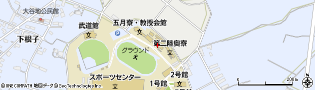 富士大学　管理課周辺の地図