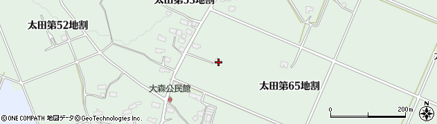 岩手県花巻市太田第６５地割周辺の地図