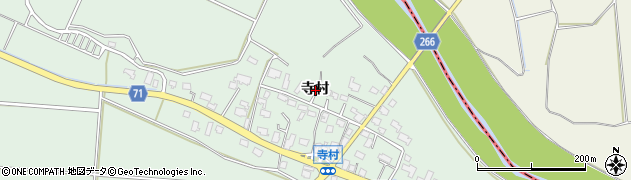 秋田県横手市黒川（寺村）周辺の地図