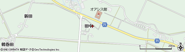 秋田県横手市黒川田中22周辺の地図