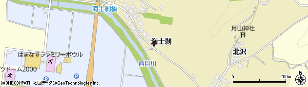 秋田県由利本荘市西目町海士剥海士剥33周辺の地図