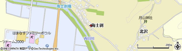 秋田県由利本荘市西目町海士剥海士剥39周辺の地図