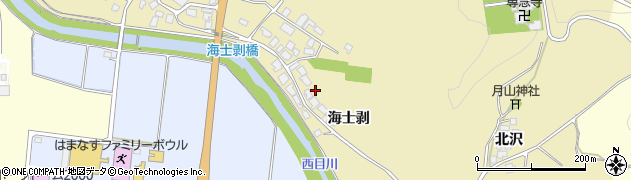 秋田県由利本荘市西目町海士剥海士剥55周辺の地図
