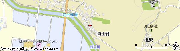 秋田県由利本荘市西目町海士剥海士剥53周辺の地図