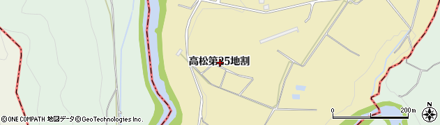岩手県花巻市高松第２５地割周辺の地図