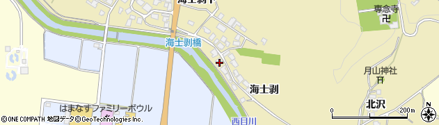 秋田県由利本荘市西目町海士剥海士剥51周辺の地図