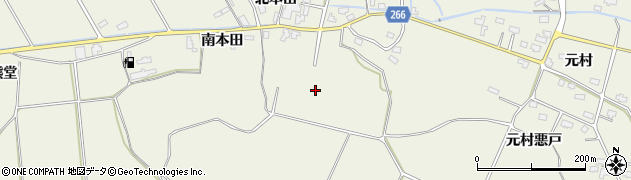 秋田県仙北郡美郷町金沢西根南本田15周辺の地図