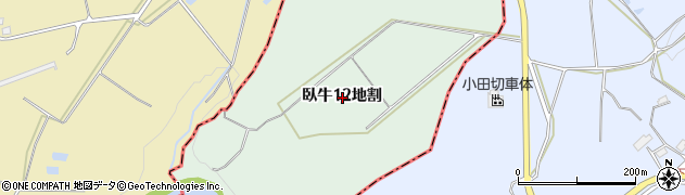 岩手県北上市臥牛１２地割周辺の地図