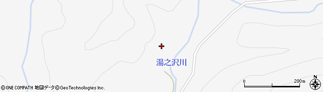 岩手県西和賀町（和賀郡）湯之沢（３３地割）周辺の地図