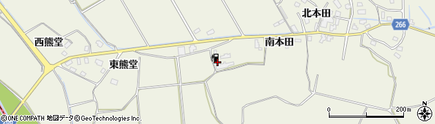 秋田県仙北郡美郷町金沢西根南本田95周辺の地図