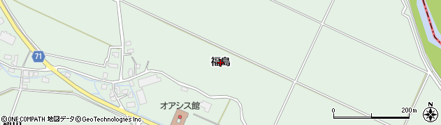 秋田県横手市黒川（福島）周辺の地図