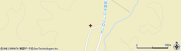 秋田県横手市大森町猿田（金池沢）周辺の地図