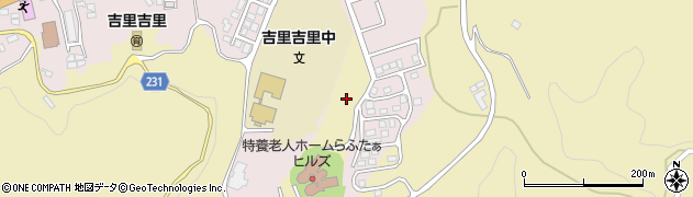 岩手県大槌町（上閉伊郡）吉里々々（第１７地割）周辺の地図