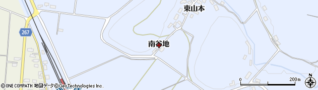秋田県仙北郡美郷町飯詰南谷地周辺の地図