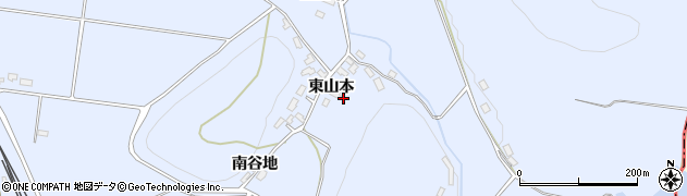 秋田県仙北郡美郷町飯詰東山本70周辺の地図
