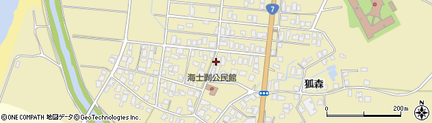 秋田県由利本荘市西目町海士剥周辺の地図